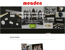 Tablet Screenshot of meaden.com